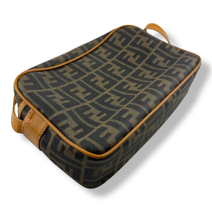 Fendi FF Zucca PVC Leather Crossbody Bag - Lux Central