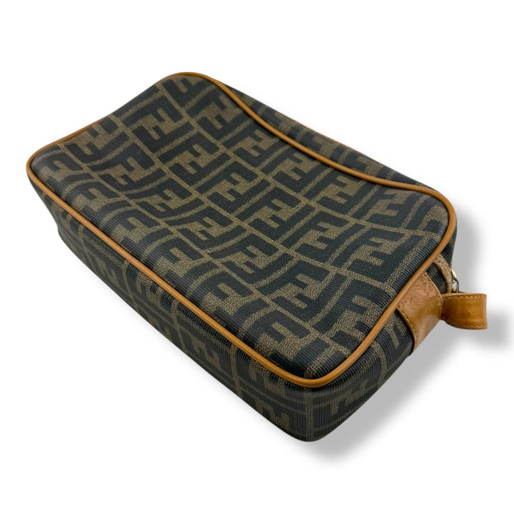 Fendi FF Zucca PVC Leather Crossbody Bag - Lux Central