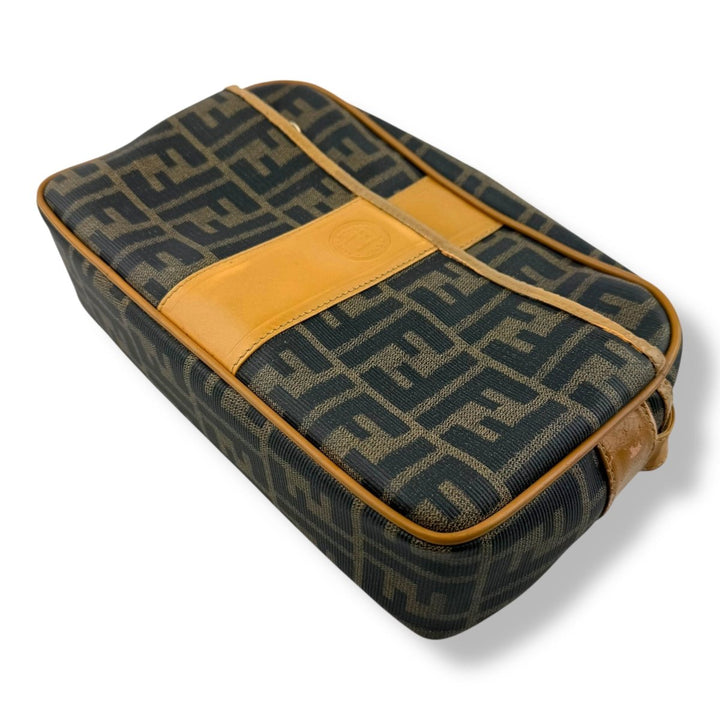 Fendi FF Zucca PVC Leather Crossbody Bag - Lux Central