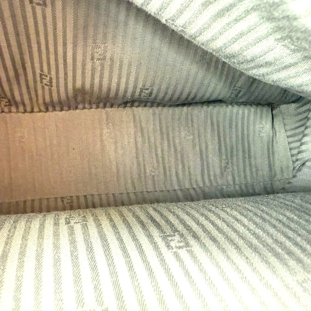 Fendi Grey Leather 2jours Tote Handbag - Lux Central