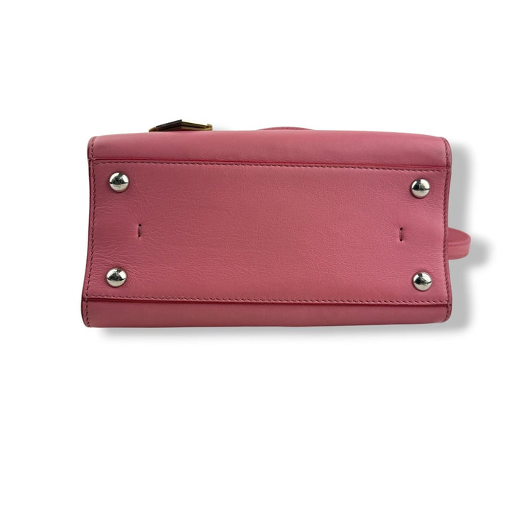 Fendi Pink Petite Leather 2Jours Mini Tote Handbag - Lux Central