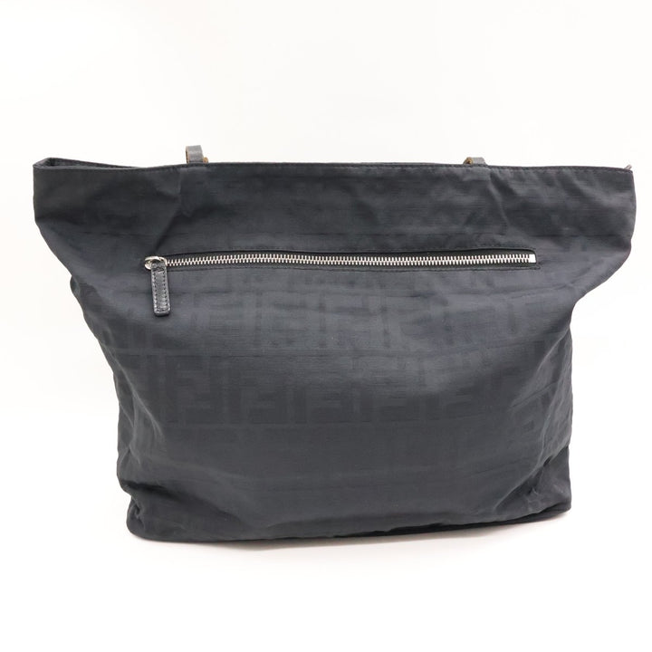 Fendi Zucca Black Monogram Tote Handbag - Lux Central