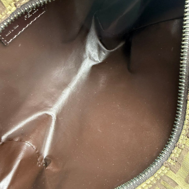 Fendi Zucca Brown Monogram Mini Tote Handbag - Lux Central