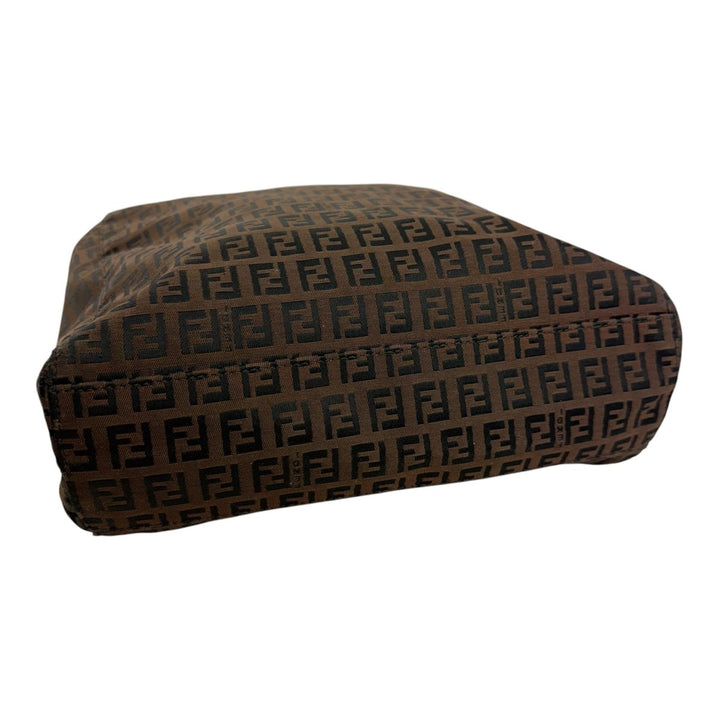 Fendi Zucca Brown Monogram Tote Handbag - Lux Central