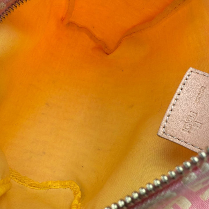 Fendi Zucca Pink Zucchino Monogram Mini Tote Handbag - Lux Central