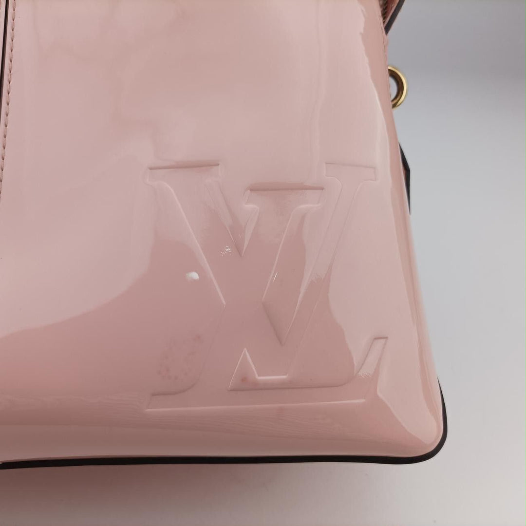 Louis Vuitton Rose Ballerine Vernis Miroir Tote Bag