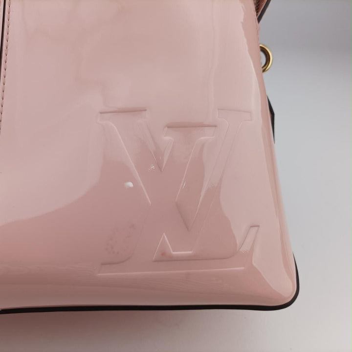 Louis Vuitton Rose Ballerine Vernis Miroir Tote Bag
