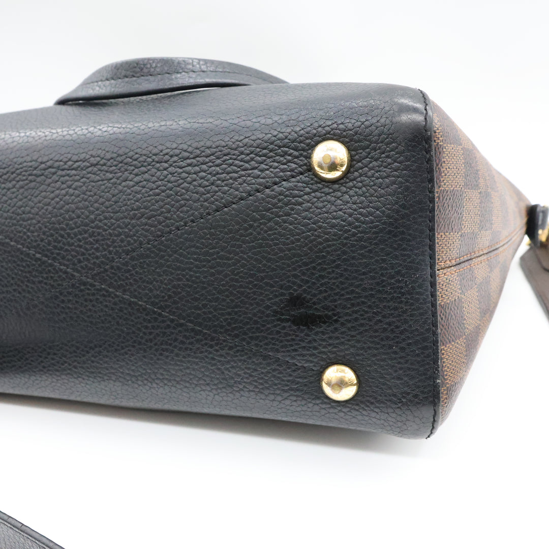 Louis Vuitton Damier Ebene Brown Hyde Park Bandouliere Handbag