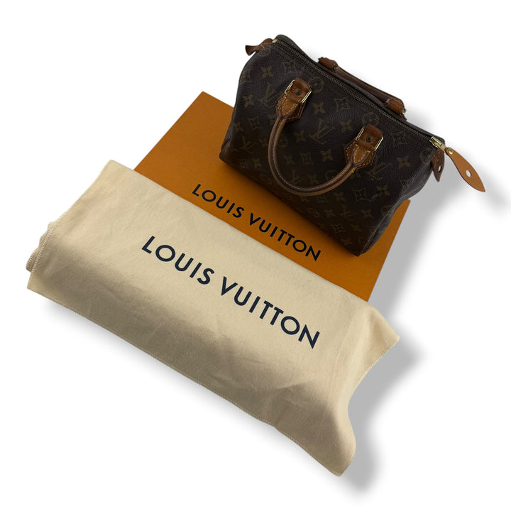 Louis Vuitton Vintage Brown Monogram Speedy 25 Handbag