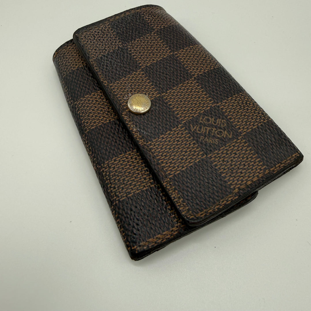 Louis Vuitton Brown Damier 6 Key Holder Purse