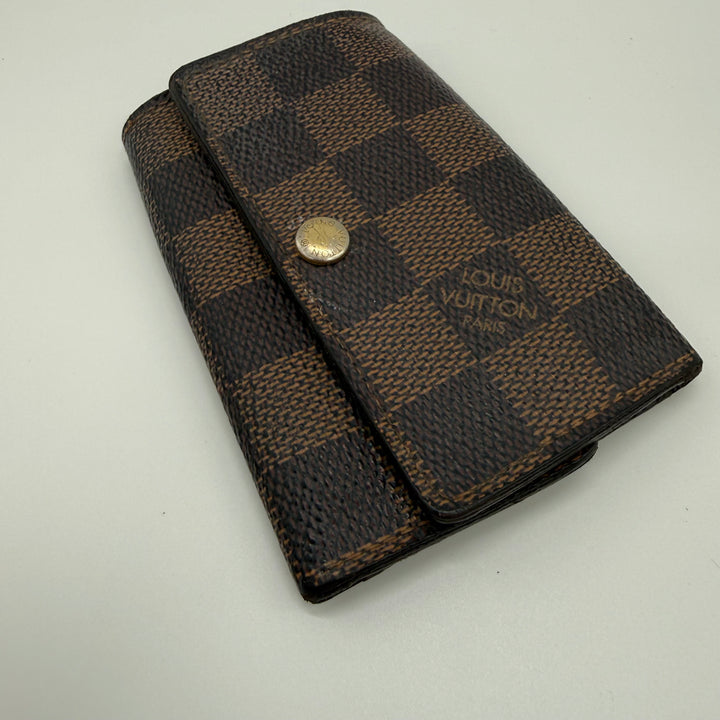 Louis Vuitton Brown Damier 6 Key Holder Purse