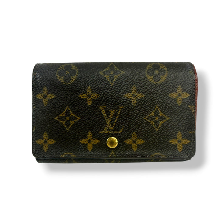 Louis Vuitton Brown Monogram Zippy Clip Purse