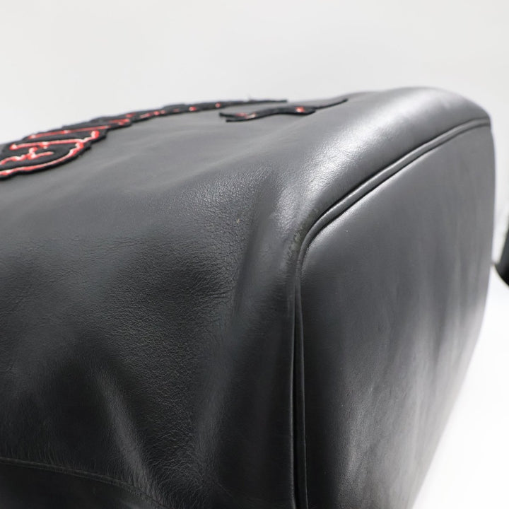Givenchy Black Calfskin Leather Antigona Gothic Large Tote Handbag - Lux Central