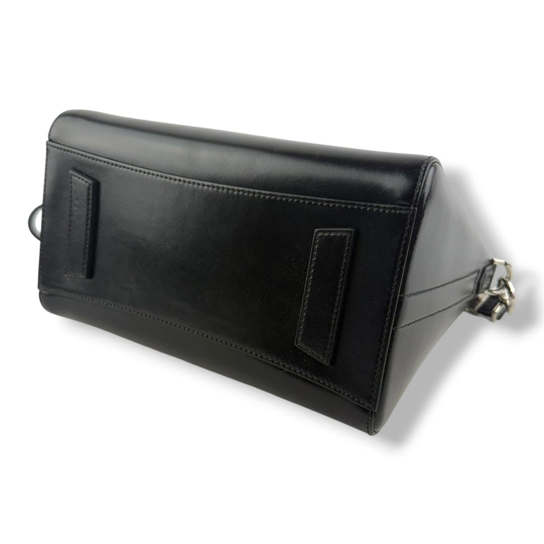 Givenchy Black Calfskin Leather Antigona Mini Handbag - Lux Central