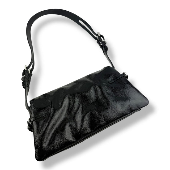 Givenchy Small Gloss Black Ptit Voyou Handbag - Lux Central