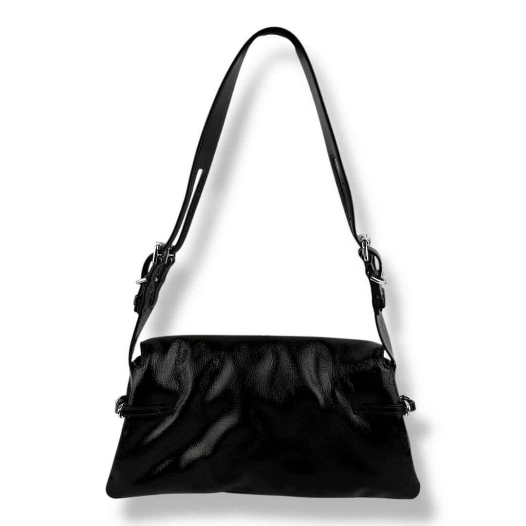 Givenchy Small Gloss Black Ptit Voyou Handbag - Lux Central