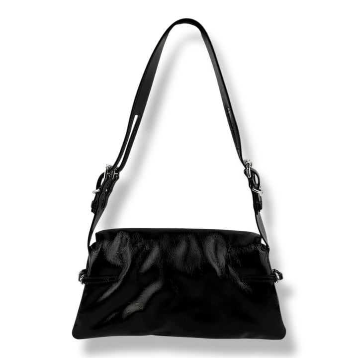 Givenchy Small Gloss Black Ptit Voyou Handbag - Lux Central