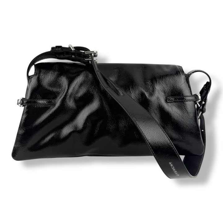 Givenchy Small Gloss Black Ptit Voyou Handbag - Lux Central