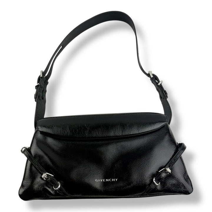 Givenchy Small Gloss Black Ptit Voyou Handbag - Lux Central