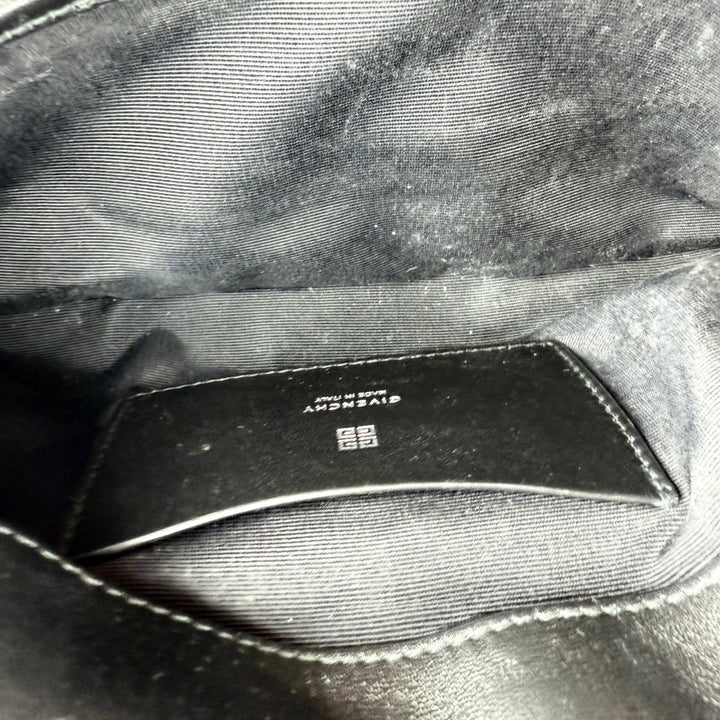 Givenchy Small Gloss Black Ptit Voyou Handbag - Lux Central