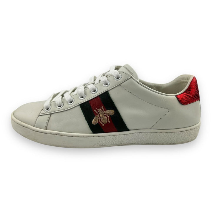 Gucci Ace Bee White UK 4.5 / EU 37.5 - Lux Central