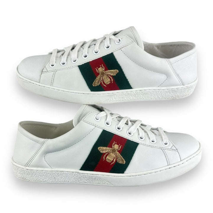 Gucci Ace Bee White UK 6 / EU 40 - Lux Central