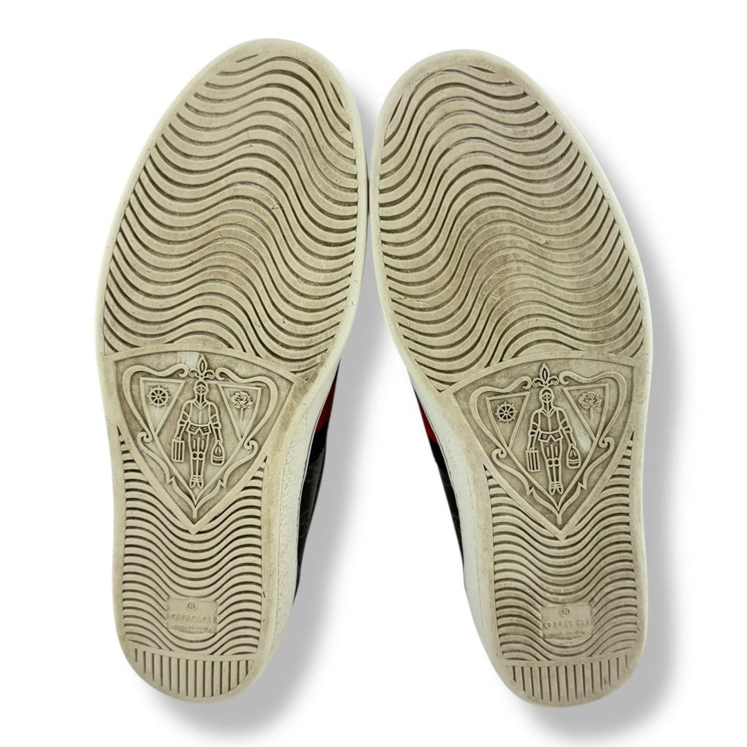 Gucci Ace GG Striped Monogram Black UK 10 / EU 44 - Lux Central