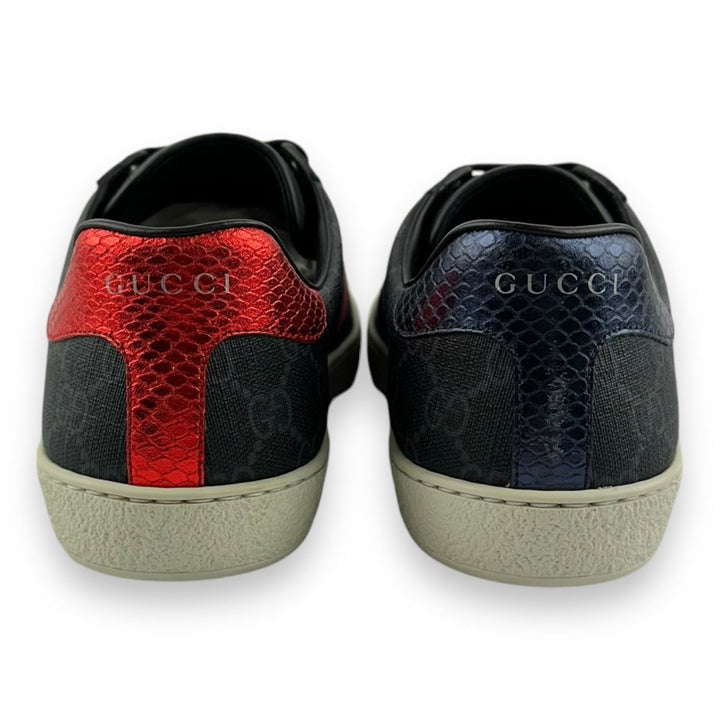 Gucci Ace GG Striped Monogram Black UK 6.5 / EU 40.5 - Lux Central