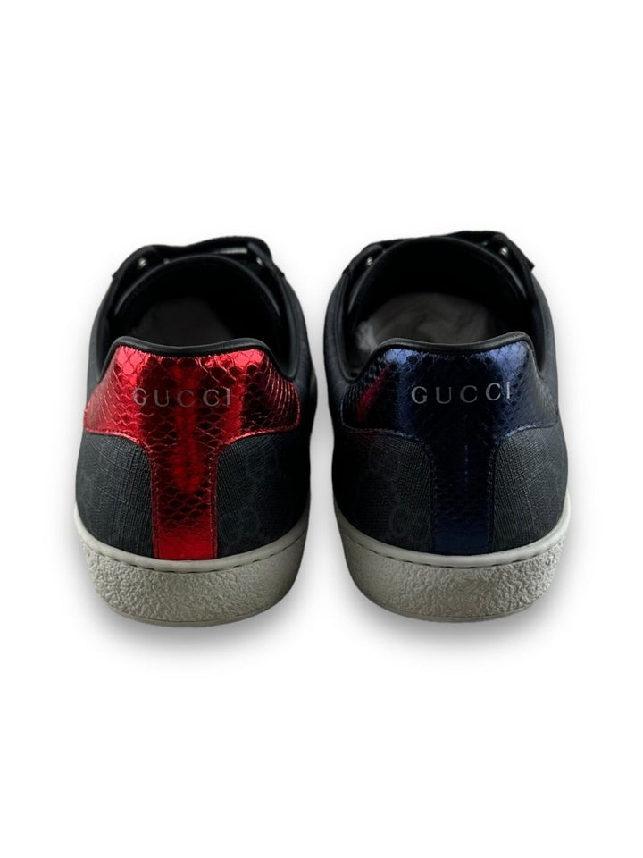 Gucci Ace GG Striped Monogram Black UK 9 / EU 43 - Lux Central