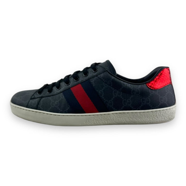 Gucci Ace GG Striped Monogram Black UK 9 / EU 43 - Lux Central