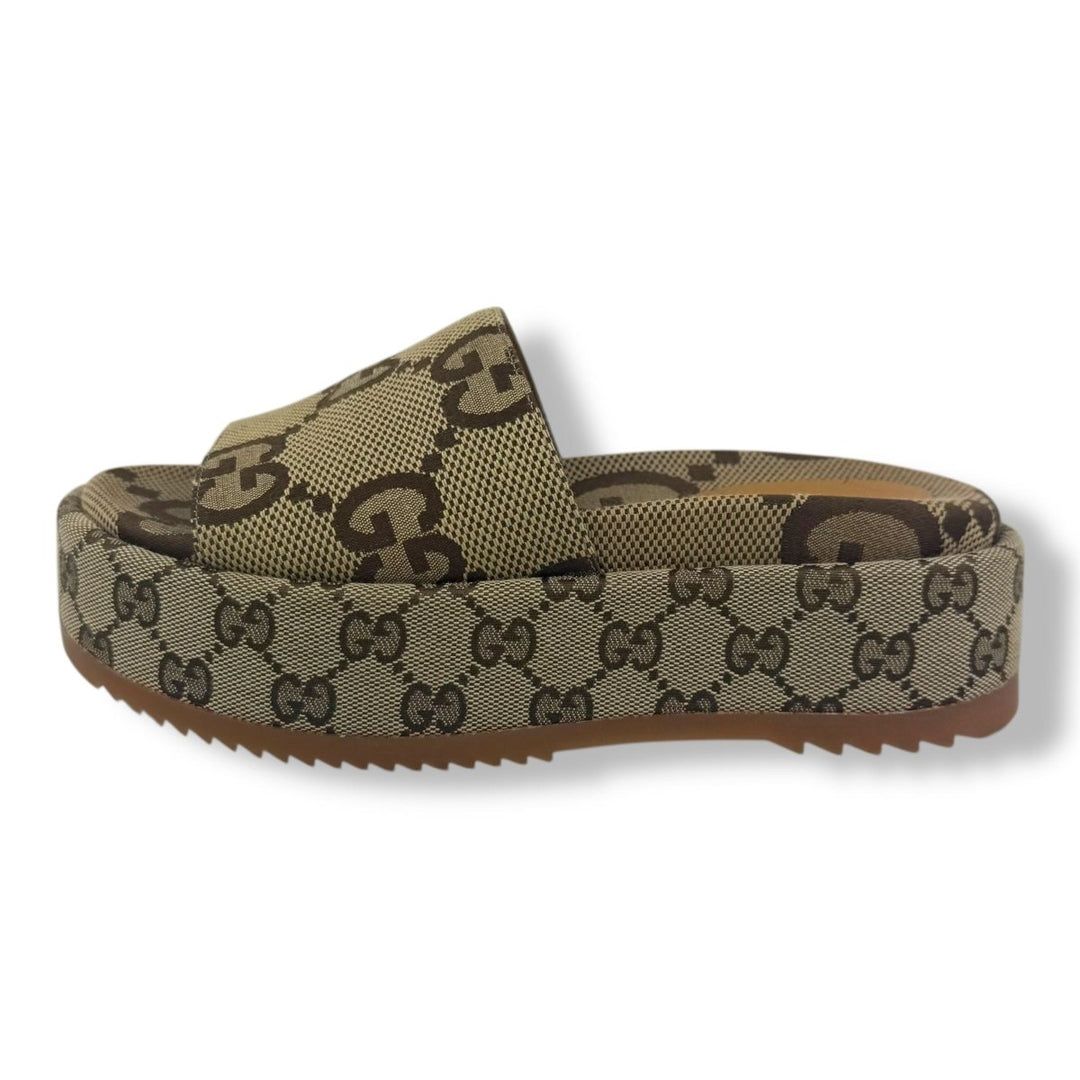Gucci Angelina Beige GG Supreme Canvas UK 3 / EU 36 - Lux Central