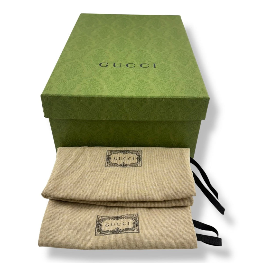 Gucci Angelina Beige GG Supreme Canvas UK 6.5 / EU 39.5 - Lux Central