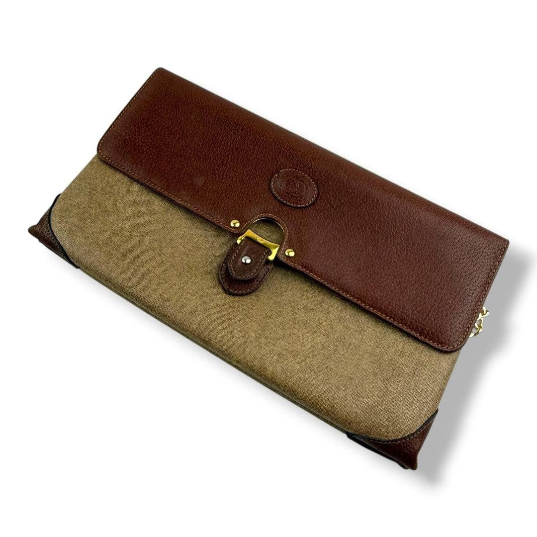 Gucci Beige Chain Shoulder Handbag - Lux Central