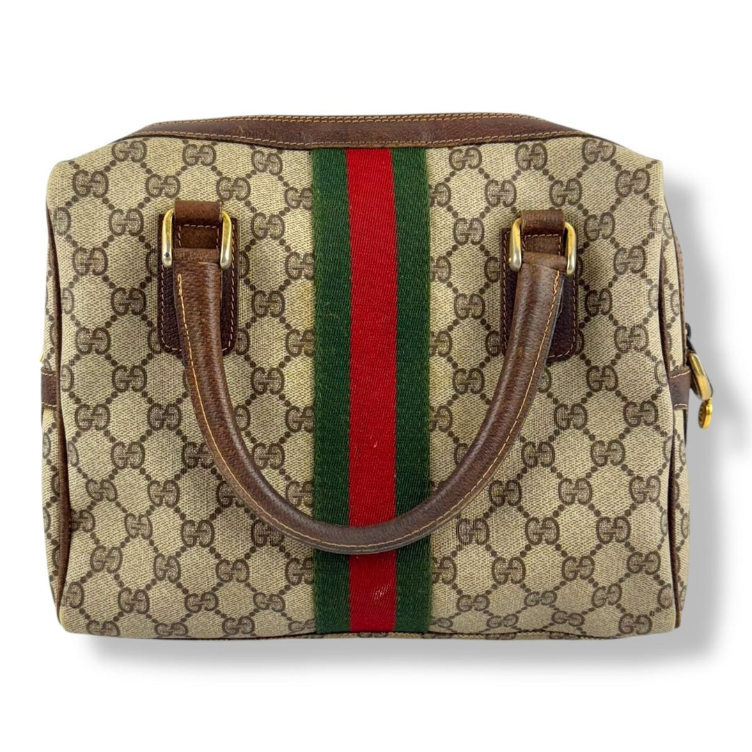 Gucci Beige GG Canvas Sherry Line Bag - Lux Central