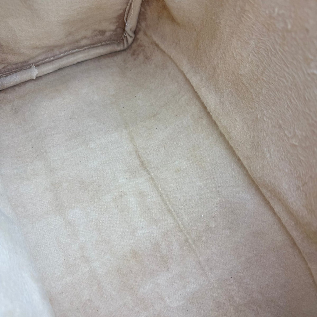 Gucci Beige GG Monogram Boston Canvas Bag - Lux Central