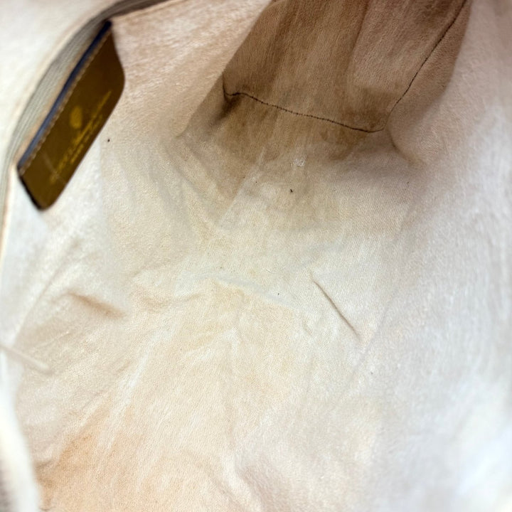 Gucci Beige GG Monogram Boston Canvas Bag - Lux Central