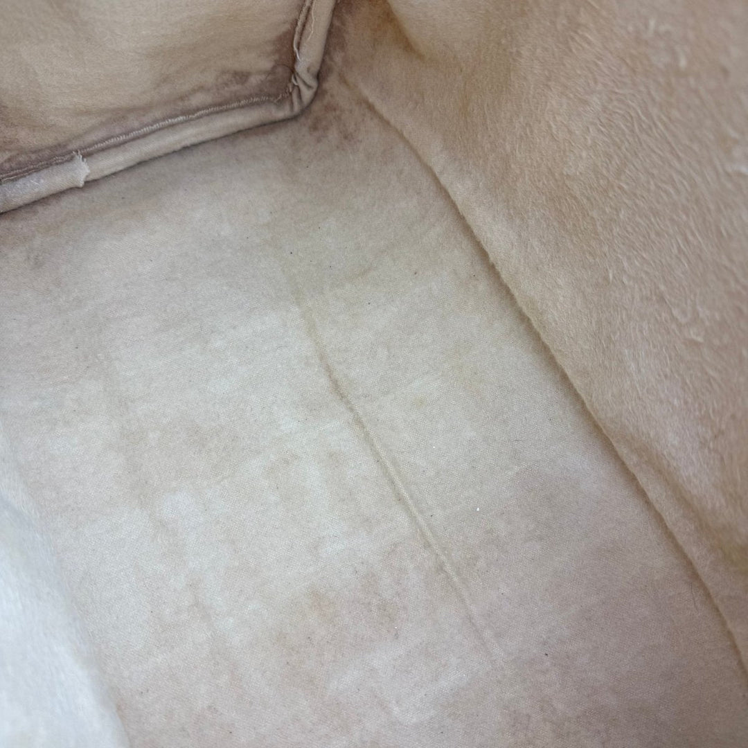 Gucci Beige GG Monogram Boston Canvas Bag - Lux Central