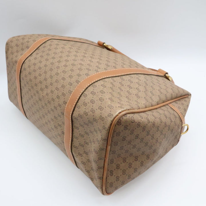 Gucci Beige GG Monogram Boston Canvas Bag - Lux Central