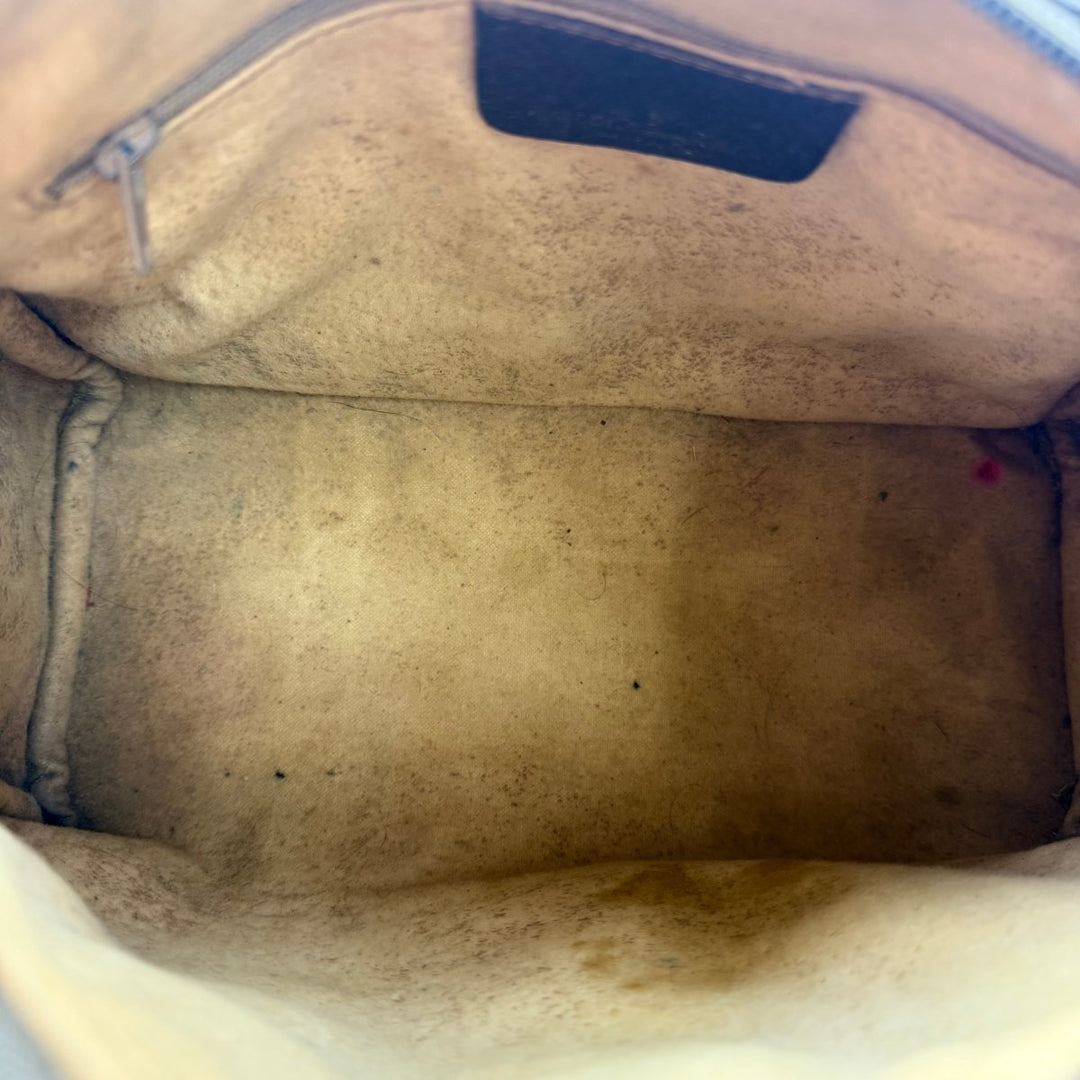 Gucci Beige GG Monogram Boston Canvas Bag - Lux Central