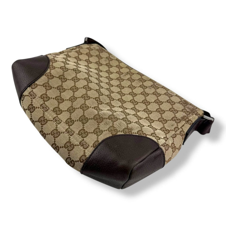 Gucci Beige GG Monogram Crossbody Handbag - Lux Central