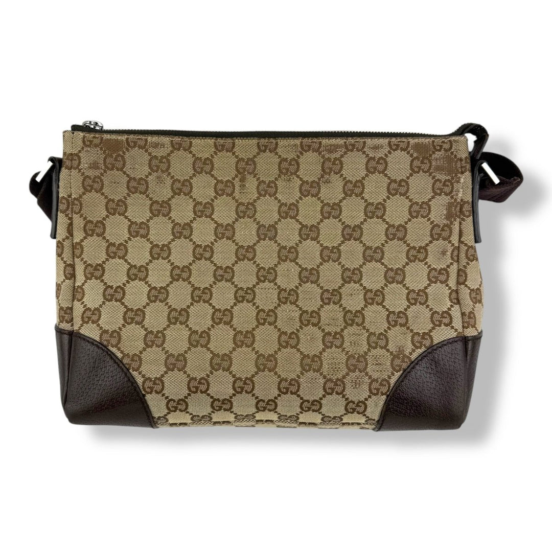 Gucci Beige GG Monogram Crossbody Handbag - Lux Central