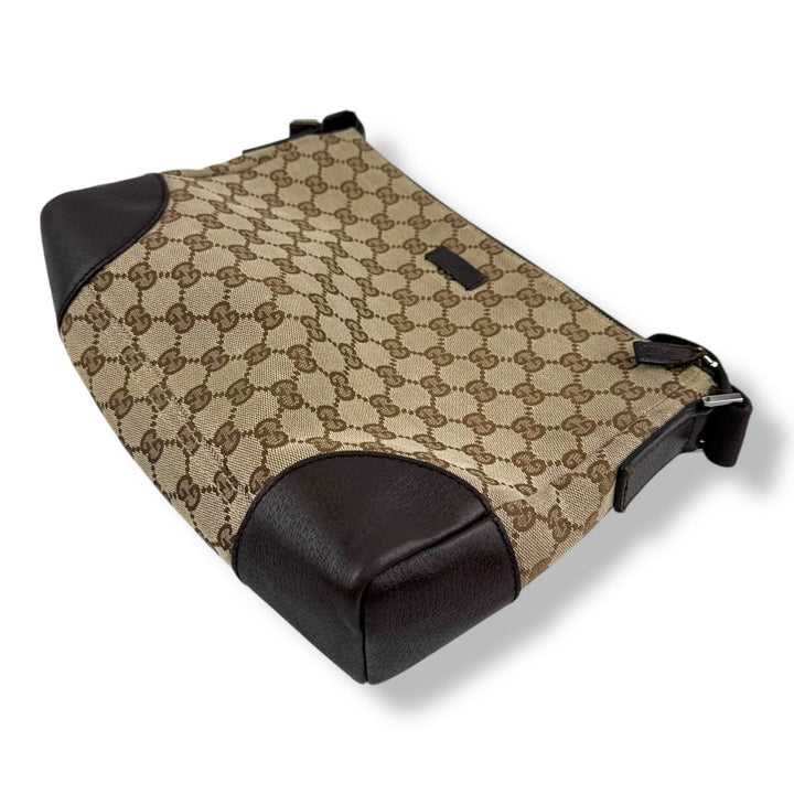 Gucci Beige GG Monogram Crossbody Handbag - Lux Central