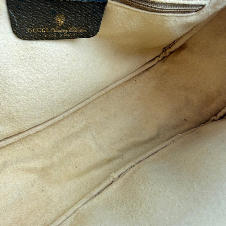 Gucci Beige GG Ophidia Boston Canvas Bag - Lux Central