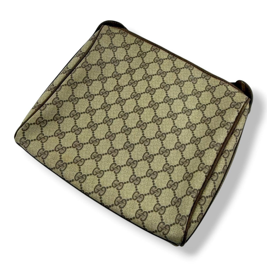 Gucci Beige Hobo Sherry Line Shoulder Handbag - Lux Central