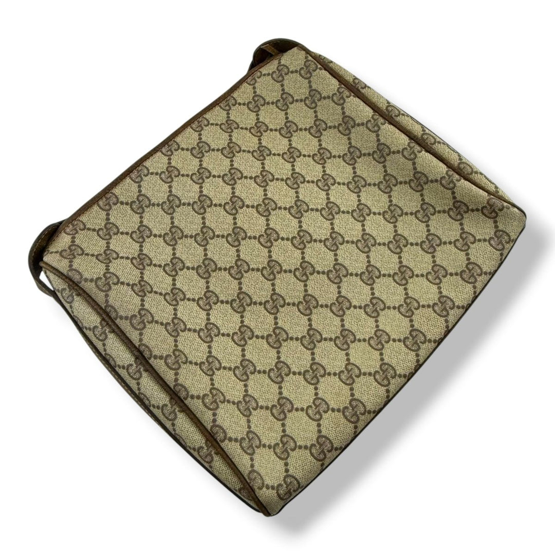 Gucci Beige Hobo Sherry Line Shoulder Handbag - Lux Central