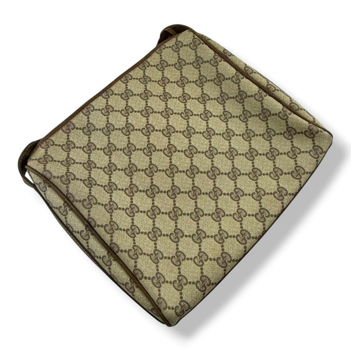 Gucci Beige Hobo Sherry Line Shoulder Handbag - Lux Central