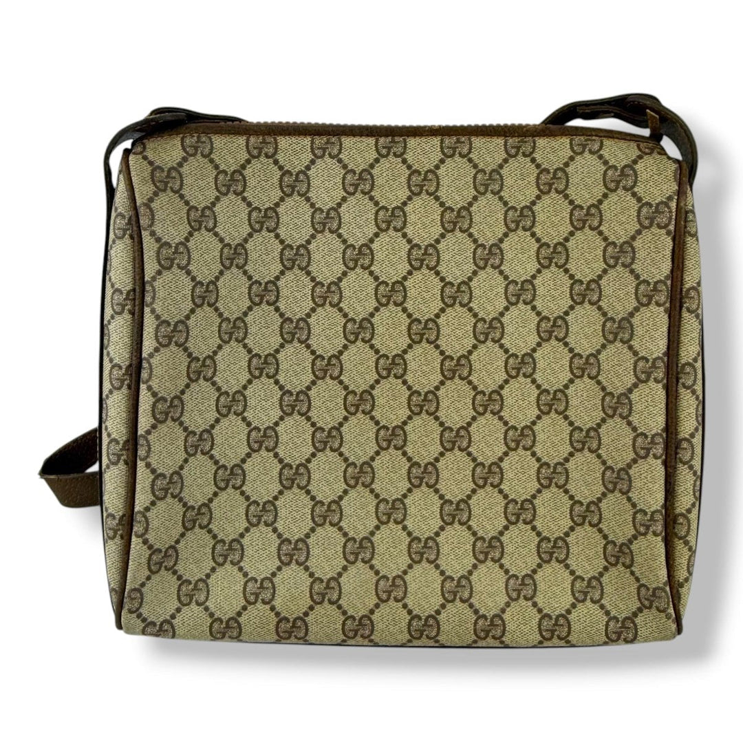 Gucci Beige Hobo Sherry Line Shoulder Handbag - Lux Central