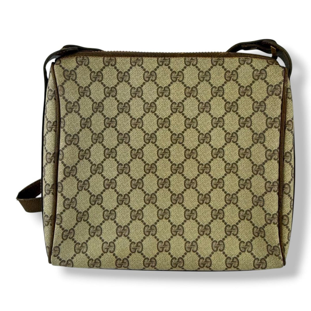 Gucci Beige Hobo Sherry Line Shoulder Handbag - Lux Central