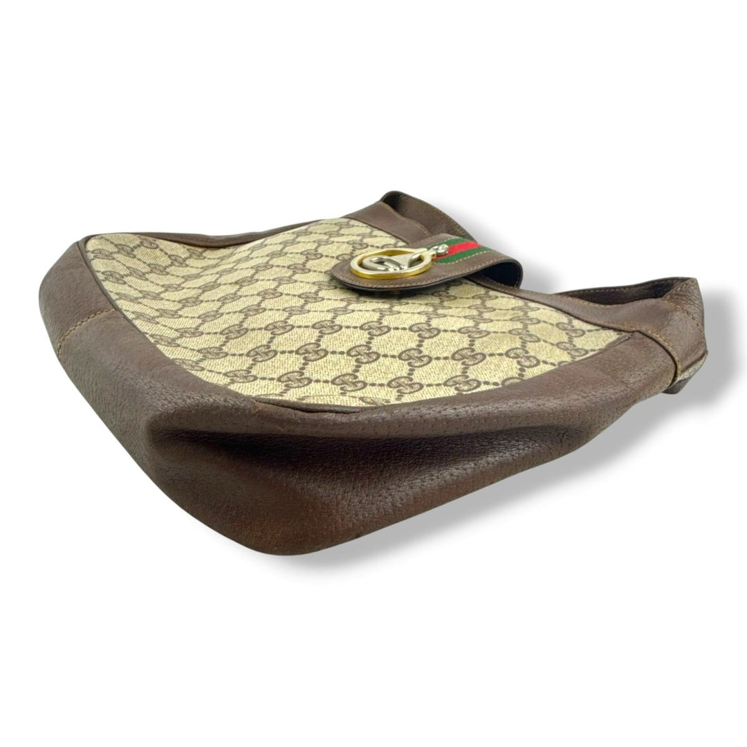 Gucci Beige Hobo Sherry Line Shoulder Handbag - Lux Central