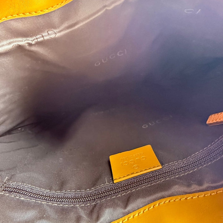 Gucci Beige Jackie Canvas Shoulder Handbag - Lux Central